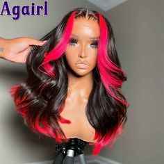 Ombre Rose Pink Ready To Go Human Hair Wigs 13x6 Transparent Lace Frontal Wig 13x4 Body Wave Lace Ombre Rose, Lace Closure Wig, Closure Wig, Frontal Wig, Lace Frontal Wig, Frontal Wigs, Body Wave, Lace Frontal, Lace Closure