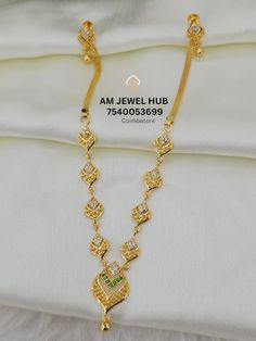 10 Grams Gold Necklace, 10 Grams Gold Necklace Indian, Baby Jewelry Gold, Indian Gold Necklace Designs, Turkish Jewellery, Antique Gold Earrings