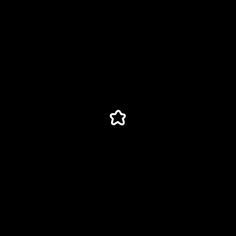 a black background with white stars in the middle and one star at the top on the bottom