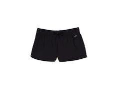 O'Neill Kids Lane Solid Stretch 2 Boardshorts (Little Kids/Big Kids) - Girl's Swimwear : Black : The O'Neill Kids Lane Solid Stretch 2 Boardshorts are perfect for the next family trip to the beach, or just for lounging by the pool. Elastic waistband with drawstring closure. Mid-rise waist. O'Neill branding on front and back. Vented hemline. 53% polyester, 37% recycled polyester, 10% elastane. Machine wash, dry flat. Imported. If you're not fully satisfied with your purchase, you are welcome to r Swimwear Black, Tommy Hilfiger Kids, Black Swimwear, Waist Measurement, Family Trip, Swimwear Girls, Free Kids, Board Shorts, Big Kids