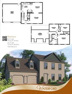 the floor plan for this house is very large and has two garages on each side