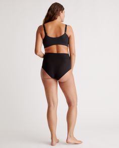 Go ahead and check off those boxes—you'll find both seamless comfort and the functionality you need in our Maternity & Nursing Lounge Bra. Designed for an evolving body, these bras offer a smooth, supportive fit that adapts through all nine months and the nursing needs to come.  | Quince | Women's Seamless Maternity & Nursing Lounge Bra in Black, Size Large, Nylon/Spandex Pregnant Model, Belly Bandit, Lounge Bra, Pre Pregnancy, Nine Months, Maternity Nursing, Black Sand, Quince, Black Charcoal