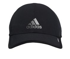 Adidas Men's Superlite II Cap in Black/Silver Adidas Sports Baseball Cap, Adidas Curved Brim Baseball Cap For Sports, Adidas Breathable Hats For Sports Events, Adidas Sports Hat With Curved Brim, Adidas Baseball Cap For Sports Events, Adidas Baseball Cap With Curved Visor For Sports, Adidas Sporty Six-panel Baseball Cap, Sporty Adidas Six-panel Baseball Cap, Adidas Sports Baseball Cap With Curved Visor