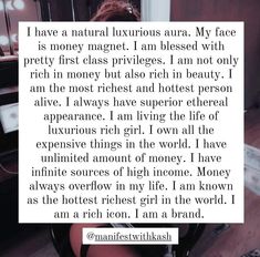 Money Affirmations Business Woman Quotes, Law Of Assumption, Spirituality Affirmations, Affirmation Board, Gratitude Affirmations, Good Luck Quotes, Wealth Affirmations, Daily Positive Affirmations