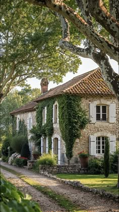 White Picket Fence Ideas, Picket Fence Ideas, Country Cottage Farmhouse, Fence Designs, French Style Homes, White Picket Fence, Countryside House, English House