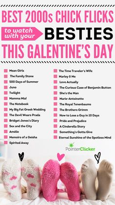 the best valentine's day gifts for her and him are on display in this poster