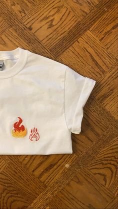 Hand Embroidered T-Shirt Fire Hand, Rose Mask, Custom Tee, Shirt Embroidery, Embroidered Sweatshirt, Custom Tees, Embroidered Tshirt, Embroidered Sweatshirts, Embroidered Shirt