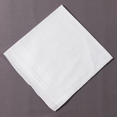 Perfect gift for gentlemen, grandfathers, fathers, dads, or anyone who enjoys a classic hankie. These handkerchiefs have the traditional look that men seek. Send your man out with the special touch of elegance and practicality these favorites provide. Measures 16.5" x 16.5" White 100% Cotton Hand-rolled hem and a traditional satin banded edge design. Includes standard monogram or font STANDARD MONOGRAMS : FONTS Elegant Solid Color Handkerchiefs For Gifts, Classic Cotton Pocket Square For Formal Wear, Classic Cotton Pocket Square For Formal Occasions, Classic Cotton Pocket Square For Formal Events, Classic Wedding Pocket Square Handkerchief, Classic White Pocket Square For Formal Occasions, Classic Rectangular Handkerchiefs For Gifts, Classic Rectangular Handkerchiefs As Gifts, Classic Handkerchiefs For Father's Day Gift