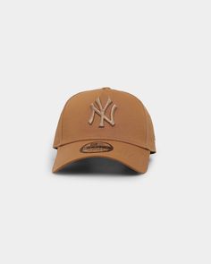 New Era New York Yankees Tonal 9FORTY A-Frame Snapback Wheat | Culture Kings US Urban Trucker Hat With Curved Visor For Baseball Season, Brown Snapback Hat For Baseball Season Streetwear, Brown Snapback Hat For Streetwear, Classic Brown Baseball Cap For Streetwear, Brown Flat Bill Baseball Cap For Streetwear, Brown Snapback Hat With Logo Patch For Streetwear, Brown Logo Patch Snapback Hat For Streetwear, Adjustable Fit Baseball Cap With Curved Brim For Streetwear, Curved Visor Fitted Hat For Baseball Season Streetwear