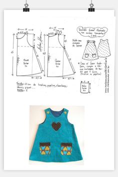 the sewing pattern for this dress is easy to sew