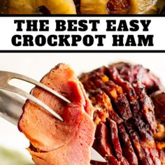 the best easy crockpot ham recipe