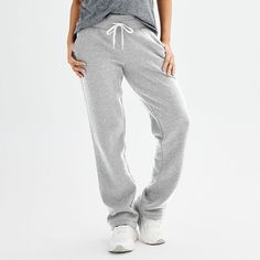 Upgrade your laid-back look with these women's cozy Tek Gear fleece pants. Upgrade your laid-back look with these women's cozy Tek Gear fleece pants. Ultrasoft fleece construction Tag free 2 side pocketsFIT & SIZING Short: 29 1/2-in. inseam Average: 31 1/2-in. inseam Long: 33 1/2-in. inseam Straight-leg cut Drawstring elastic waistbandFABRIC & CARE Cotton, polyester Machine wash Imported Size: X Large. Color: Dark Frost Heather. Gender: female. Age Group: adult. Petite Size Chart, Fleece Sweatpants, Fleece Pants, Womens Size Chart, Bottom Clothes, Petite Size, Bottoms Pants, Jumpsuits For Women, Gender Female