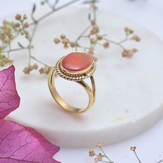 Handmade PRODUCT CODE:- HA1 Carnelian Ring,Orange Stone ring, Brass Ring,Vintage jewelry, Vintage rings,Wedding rings,Dainty ring,Unique Rings,Boho Rings,Gift for her Material:- Brass Gemstone:- Carnelian Size:- Any ♥We Crafted These in 100% Solid Brass These Simple Rings are perfect for any occasion. Then we lightly hammered and slightly polished to finish to keep a more matte finish~ Make a Statement with these minimal yet simple Unique Rings. ♥Please make sure it include the correct address b Bohemian Stackable Round Rings For Weddings, Bohemian Oval Cabochon Ring, Oval Natural Stone Rings For Weddings, Dainty Natural Stone Promise Rings, Bohemian Round Ruby Gemstone Ring, Handmade Bohemian Oval Ruby Ring, Bohemian Handmade Oval Ruby Ring, Oval Natural Stones Wedding Ring, Oval Natural Stone Wedding Ring