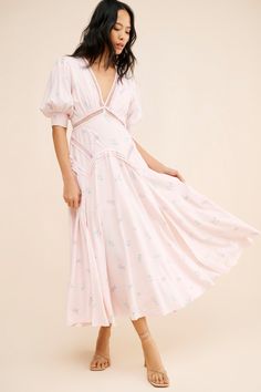 Rent Still In Love Maxi Dress from Nuuly. Pick 6 items for $98/month. Free shipping + returns. Tea Attire, Princess Clothing, Free People Aesthetic, People Aesthetic, Pink Floral Maxi Dress, Feminine Details, Still In Love, Princess Outfits, High Tea