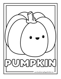 9 Pumpkin Coloring Pages (Free Printables) - Cute Coloring Pages For Kids Pre K Worksheets Free Printables, Pumpkin Coloring Sheet, Cute Coloring Pages For Kids, Pumpkin Coloring, Forest Room, Beach Coloring Pages, Fall Classroom Decorations, Fall Classroom, Pumpkin Template