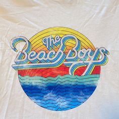 New White Beach Boys T-Shirt Summer Fun!! Beach Boys, White Beach, Summer Tshirts, Boys T Shirts, Summer Fun, Colorful Shirts, Color White, Womens Tops, Tops & Tees