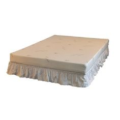 an image of a mattress with ruffled edges