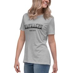 Way Maker Women's T-shirt, Christian T-shirt for Women - Etsy Groundhog Day, Heritage Brands, How To Make Tshirts, Fruit Of The Loom, Haiti, Nicaragua, Honduras, Black And Navy, Grey And White