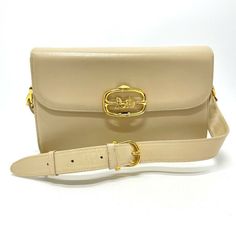 Item Information ITEM NO.: O-210518-5 NAME: CELINE Carriage hardware vintage Shoulder Shoulder Bag SHAPE: Semi Shoulder Bag COLOR: Beige x GoldHardware MATERIAL: Leather APPROX SIZE: W10.2 x H7.1 x D2.4inch / W26cm x H18cm x D6cm Shoulder longest: 31.5inch / 80cm Gender: Women's Spec: [Open type]flap [Inside] Open pocket x 2,Zipper pocket x 1 ADDITIONAL ITEMS: None ITEM RANK: Used AB Rank CONDITION DETAILS: Outside:Minor scratches,light stains Handle - Strap:Wrinkles Inside:light stains,Bond Sta Classic Gold Satchel With Brass Hardware, Classic Gold Satchel With Turn-lock Closure, Classic Square Shoulder Bag With Branded Hardware, Classic Gold Satchel With Metal Hardware, Classic Gold Satchel With Branded Hardware, Classic Cream Bags With Cc Turnlock Closure, Formal Beige Bags With Metal Hardware, Business Beige Bag With Metal Hardware, Business Beige Bags With Metal Hardware