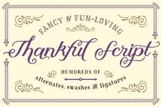 the logo for fancy & fun loving handwritten script