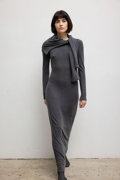 Cut in our buttery soft sweater jersey, The Lauren Long Sleeve Maxi Dress features a soft crew neckline, fitted long sleeves and a figure-skimming maxi length. We're layering this up with sweaters and boots during the day, then with simple heels and outerwear for a night out. Shop all styles in this fabric group Simple Heels, Satin Set, Fabric Shoes, Soft Sweater, Sleeve Maxi Dress, Draped Dress, Long Sleeve Maxi, Classic Dress, Dress Pant