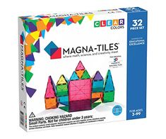 the magna - tiles box contains 32 pieces