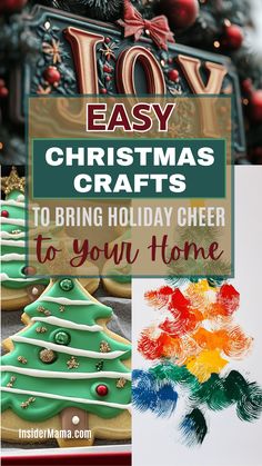 easy christmas crafts to bring holiday cheer to your home