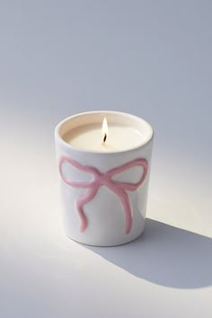 Cashmere Vanilla Candle, Cute Scented Candles, Cute Pink Candles, Bow Room Ideas, Girly Christmas Gift Ideas, Preppy Candle, Girly Stuff To Buy, Christmas Gifts For In Laws, Asthetic Candle