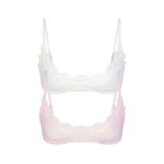 This 2-pack of our best buttery-soft bralettes with luxe lace details comes perfectly boxed and ready to gift. Features adjustable straps and a lace tri... Cami Bodysuit, Cute Bras, Lace Cami, Cute Fits, Dream Clothes, Cute Tops, Pretty Outfits, Fashion Inspo Outfits, 2 Pack