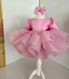 Pink Puffy Baby Girl Dress, Girl Pageant Dresses, Baby Tulle Dress, Baby Girl Birthday Dress, Baby Wedding Dress, Baby Fairy Dress This baby girl dress is specially designed and handmade for your baby girl. Your girl will be like a princess with these dresses that she can wear on special occasions such as birthdays, weddings and christmas. This dress, which will create your girl's style with a clasp, is ideal for special occasions. Check out our baby girl dresses selection for unique handmade dresses from AymiraDesign. ✿ Product Features; ✰ Baby Dress Materials: Tulle, Lace ✰ Baby Dress Color: Pink ✰ Set Content: Dress, Clasp ✰ Size Options: * 0-3 months, 3-6 months, 6-9 months, 9-12 months, 12-18 months, 18-24 months, 2T, 3T, 4T, 5, 6 US kids' numeric More from Baby Girl Dress Collection: Cute Princess Dress With Bow For First Birthday, First Birthday Princess Dress With Bow, Princess Dress With Bow For First Birthday, Princess Style Dress With Bow For First Birthday, Pink Long Sleeve Princess Dress With Ruffles, Spring Princess Dress With Ruffles For First Birthday, Cute Baptism Dress With Ruffles For First Birthday, Elegant Ruffled Tutu Dress For Birthday, Elegant Ruffled Baptism Dress For Birthday