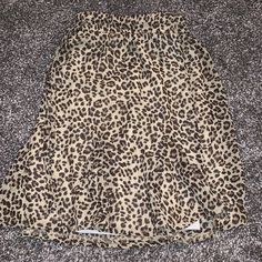 Flowy Short Skirt. Never Worn. True To Size. Has A Draw String. Casual Leopard Print Midi Skirt Bottoms, Casual Leopard Print Midi Skirt, Casual Leopard Print Skirt For Day Out, Casual Leopard Print Flowy Skirt, Casual Stretch Leopard Print Skirt, Casual Flowy Leopard Print Skirt, Flowy Lined Leopard Print Skirt, Cheetah Skirt, Flowy Shorts