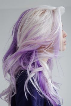 54+ Lovely Lavender Hair Ideas White Purple Hair, Long White Hair, Dyed Hair Inspiration, Styles Ideas, Pretty Hair Color, Nail Idea, Men Hair