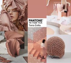 pantone's terra cota color scheme for fashion week