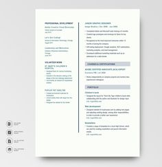 Graphic Designer Resume 150040 2page Interview Invitation