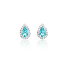 Paraiba Tourmaline Pear Stud Earrings-Princess Jewelry Shop Luxury Pear-shaped Tourmaline Jewelry, Pear Earrings, Princess Jewelry, Paraiba Tourmaline, Tennis Necklace, Charm Rings, Emerald Stone, Gemstone Necklace Pendant, Emerald Jewelry