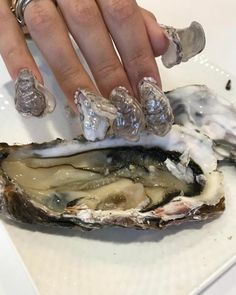 Craziest Nails, Worst Nails Ever, Cursed Nails, Oyster Nails, Interesting Nails, Mac Nails, Nail Sunny, Ice Cream Nails, Monster Nails