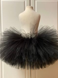 Black Tulle Tutu Dress For Party, Fitted Black Tutu Dress With Tulle Skirt, Black Tulle Tutu Dress For Costume Party, Black Tulle Tutu Dress For Birthday, Maternity Tutu, Bachelorette Tutu, Adult Tulle Skirt, 19th Bday, Adult Cake Smash