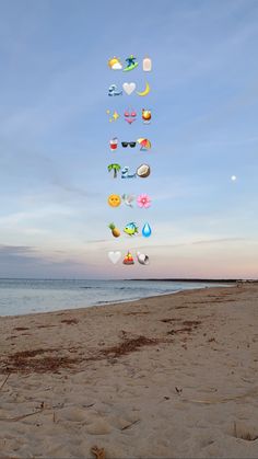 an image of a beach scene with the sun going down and some clouds in the sky