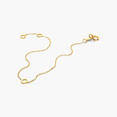 Represent yourself, a loved one, or just rock your favorite letter with a mini initial chain bracelet. This perfect staple for your collection features a 7 inch chain that secures with a spring clasp. Letter measures 5mm. Chain Bracelet, Precious Metals, Initials, Fine Jewelry, Yellow Gold, Bracelet, Chain, Yellow, Gold