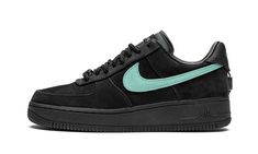 The Tiffany and Co.  x Nike Air Force 1 Low is a highly desirable collaboration between the storied luxury jewelry brand and Nike on the classic sneaker.  While Nike SB and Diamond Supply Co.  honored Tiffany with their SB Dunk Low “Tiffany” in 2005, this shoe marks the first-ever official collaboration between Tiffany and Co.  and Nike.  The “1837” (a reference to Tiffany’s founding year) champions a high end design with the New York based brand’s signature “Tiffany” colored accenting appearing Sneaker Displays, Black Men Fashion Urban, Sport Nike, Luxury Jewelry Brands, Moon Boot, Adidas Spezial, Diamond Supply Co, Nike Sb Dunks Low, Nike Dunk High