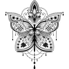 a black and white drawing of a flower with intricate designs on it's petals