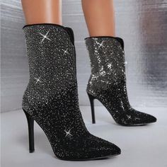 Super Cute And Stylish Ships In 5-10 Business Days Tags: #Shoes #Heels #Party #Newyears #Holiday #Sandals #Gold #Beautiful #Glitter Women's Red High Heel Boots For Christmas, Women's Fashionable Red Boots, Women's High Heel Boots, Women's Winter High Heel Boots, Women's Chunky Heel Boots, Women's Outdoor High Heel Combat Boots, Women's Sexy Red Boots, Women's Christmas Activity Boots, Women's Black Friday Boots, Women's High Heel Fashionable Boots For Vacation Season Elegant Heeled Boots For Night Out And Party Season, Glamorous Pointed Toe Heels For Fall, Glamorous Fall Heels With Pointed Toe, Black Pointed Toe Heels For Party Season, Fall Party Boots With 4-inch Heel, Glamorous Ankle Boot Heels For Night Out, Glamorous Ankle-high Heels For Party Season, Glamorous High Ankle Heels For Fall, Elegant Heeled Boots With Rhinestones For Night Out