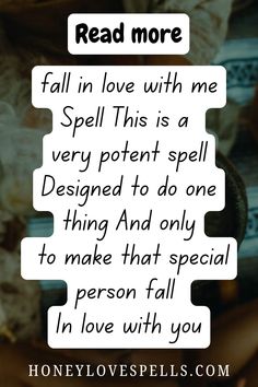 the words read more fall in love with me spell this is a very point to do