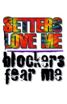 the letters are in different colors and font that says,'seers love me blockers fear me