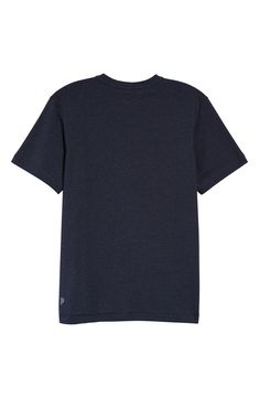 Stretchy, moisture-wicking fabric keeps up with you all day in a staple T-shirt made with a breathable pima cotton blend. 28 1/2" length (size Medium) Crewneck Short sleeves 69% pima cotton, 23% Tencel® lyocell, 8% spandex Tencel lyocell is a sustainably produced fiber made with closed-loop processing Machine wash, tumble dry Made in Peru Men's Clothing Basic Cotton Go-dry Tops, Moisture-wicking Cotton Short Sleeve T-shirt, Moisture-wicking Cotton T-shirt With Short Sleeves, Cotton Moisture-wicking Short Sleeve T-shirt, Moisture-wicking Cotton Athleisure Shirt, Cotton Moisture-wicking Athleisure Shirt, Navy Crew Neck T-shirt Athleisure, Navy Crew Neck Athleisure T-shirt, Navy Athleisure Crew Neck T-shirt