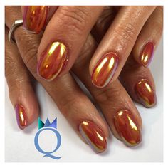 #shortnails #gelnails #nails #red #chrome #kurzenägel #gelnägel #nägel #rot #chrom #nagelstudio #möhlin #nailqueen_janine Red Orange Chrome Nails, Dark Orange Chrome Nails, Nails Red Chrome, Orange Chrome Nails, Orange Chrome, Red Chrome Nails, Gold Chrome Nails, Red Chrome, Polish Ideas