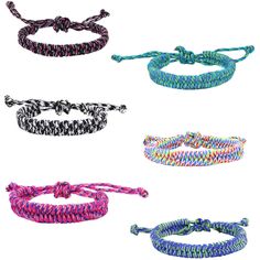 PRICES MAY VARY. Handmade teenage girls bracelets using durable parachute cord that won't unravel from every day wear. Jewelry accessories to wear at school, hanging with friends, or lounging around the house Hand braided vsco girl bracelets; Unique woven paracord bracelets for kids Girl party favors; Perfect for birthday goodie bag fillers, easter basket stuffers, stocking stuffers for teen girls, teacher rewards for students, treasure chest prizes for classrooms and more 6 Colorful vsco bracle Adjustable Nylon Cord Braided Bracelets For Outdoor, Outdoor Adjustable Braided Bracelets With Sliding Knot, Adjustable Braided Bracelets With Sliding Knot For Outdoor, Adjustable Braided Bracelet With Sliding Knot For Outdoor, Multicolor Adjustable Nylon Cord Friendship Bracelets, Multicolor Nylon Cord Bracelets With Adjustable Cord, Multicolor Adjustable Nylon Cord Bracelet, Adjustable Multicolor Nylon Cord Friendship Bracelets, Casual Adjustable Bracelets For Outdoor Activities