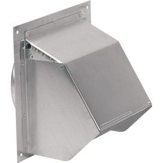 an aluminum exhaust hood on a white background