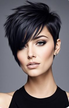 Short Asymmetrical Hairstyles, Trendy Bob, Funky Short Hair, Short Hair Images, Short Hair Pixie Cuts, Short Hairstyles For Thick Hair, Hairdos For Short Hair, Funky Hairstyles, Bob Hair