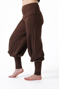 Casual, comfortable, and stylish. Our take on a very old and traditional look. We have taken this great harem pant design and combined it with the comfort of a cotton Lycra yoga pant. Looks great with boots, sandals or just bare feet. Easy to dance in, practice yoga in and of course just look hip walking around town. Warning if you wear these pants inside your house they will forever become your go to house pants!! These pants are equipped with pockets and definitely flatter the body. You will a Yoga Harem Pants, Pant Design, Harem Pant, Practice Yoga, Yoga Pant, Purple Teal, Pants Design, Yoga Practice, Yoga Pants